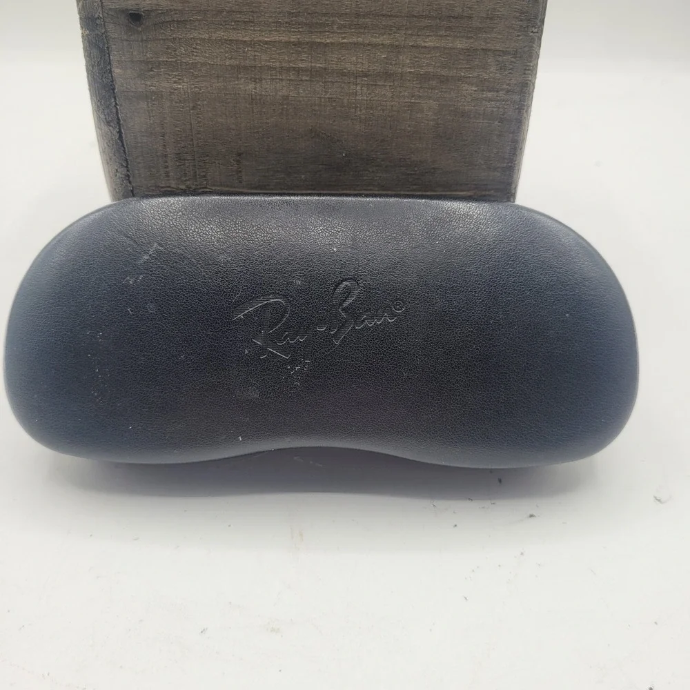 Ray-Ban Authentic Black Hard Clamshell Eyeglasses Case Free‎ Shipping